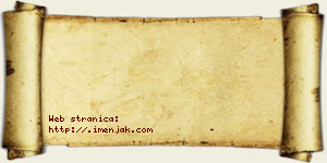 Kaća Backović vizit kartica